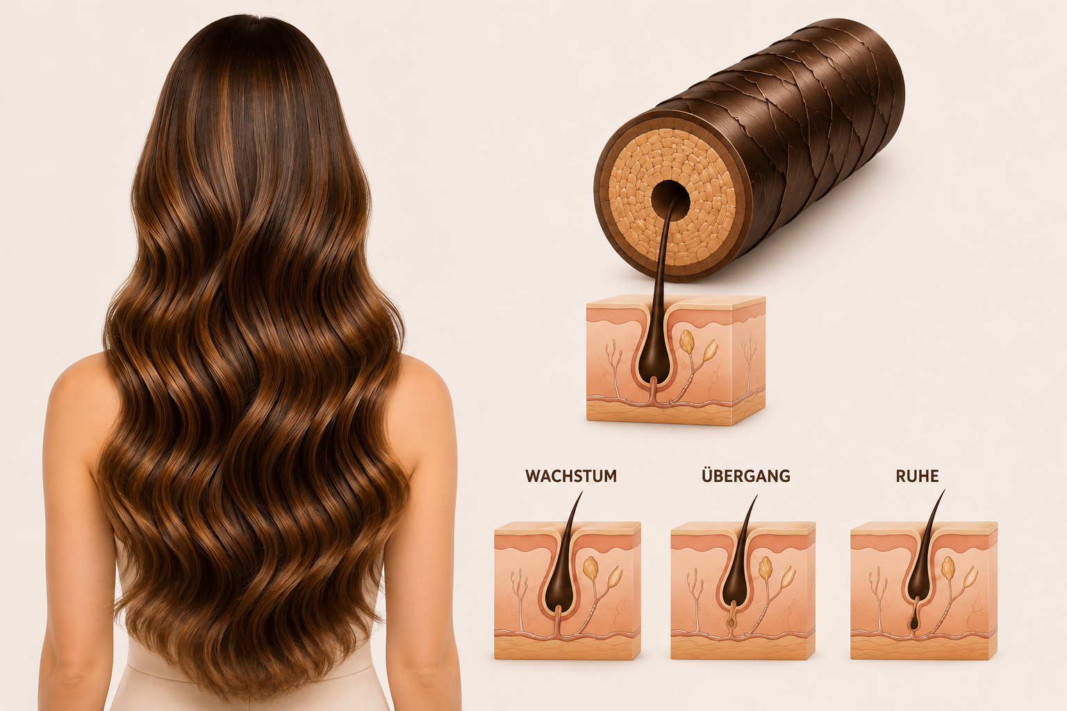 Haare verstehen – Aufbau, Wachstum