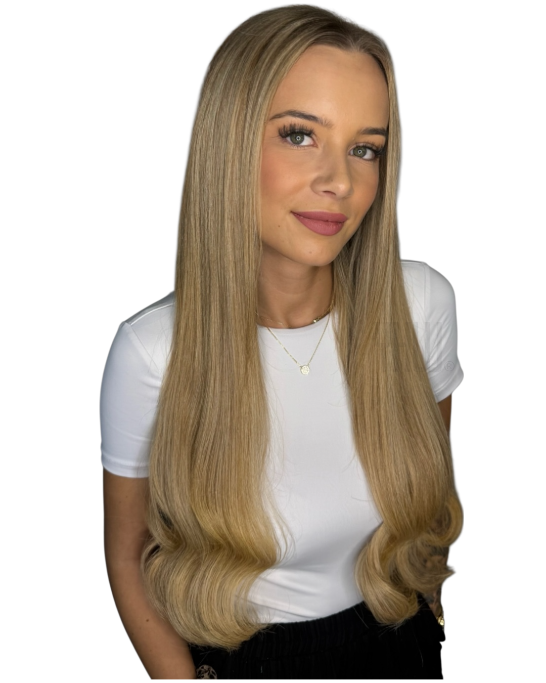 Tape Extensions Platinblond / Cendre Ash Blonde meliert