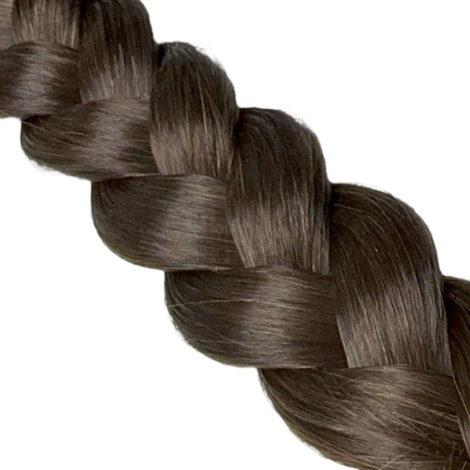Butterfly Weft Extensions Farbe 2A Dunkel Natur Aschbraun