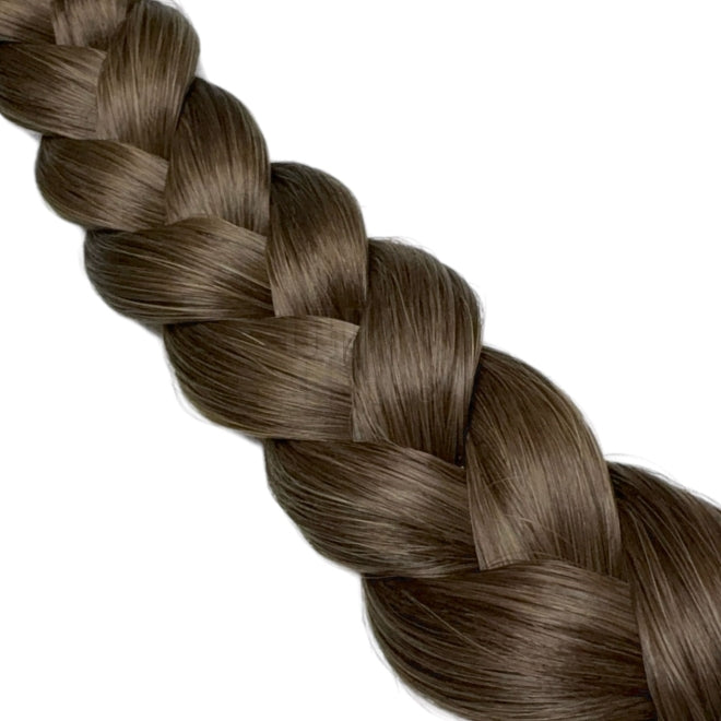 Butterfly Weft Extensions Farbe 4A Mittel Natur Aschbraun