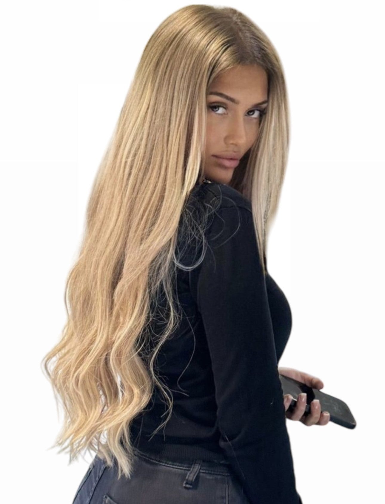 Haarverlängerung Extensions  24A Champagnerblond Asch