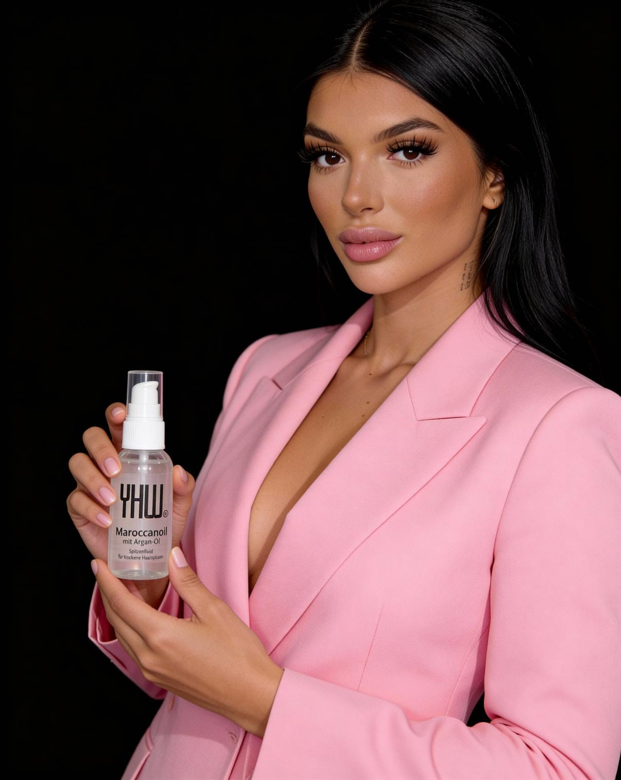 Für unsere hochwertigen Echthaar-Extensions empfehlen wir die speziell entwickelte YHW® Pflegeserie