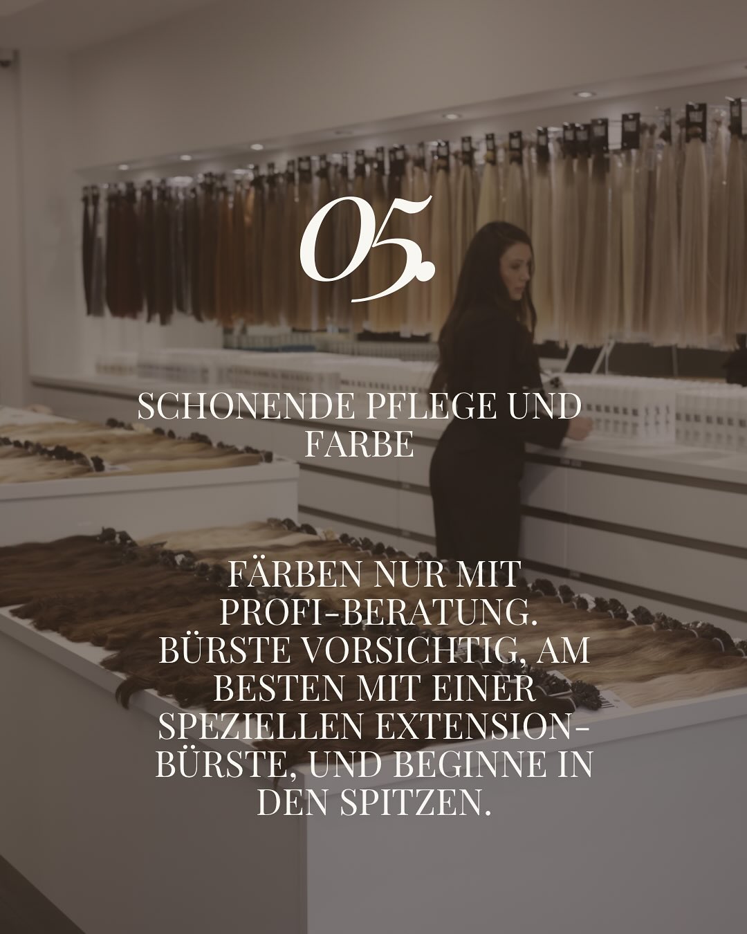 Bonding Extensions Echthaar – natürliches Ergebnis