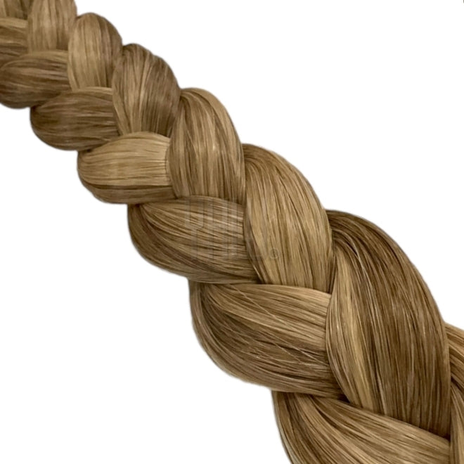 Butterfly Weft Extensions Farbe Mocha Balayage