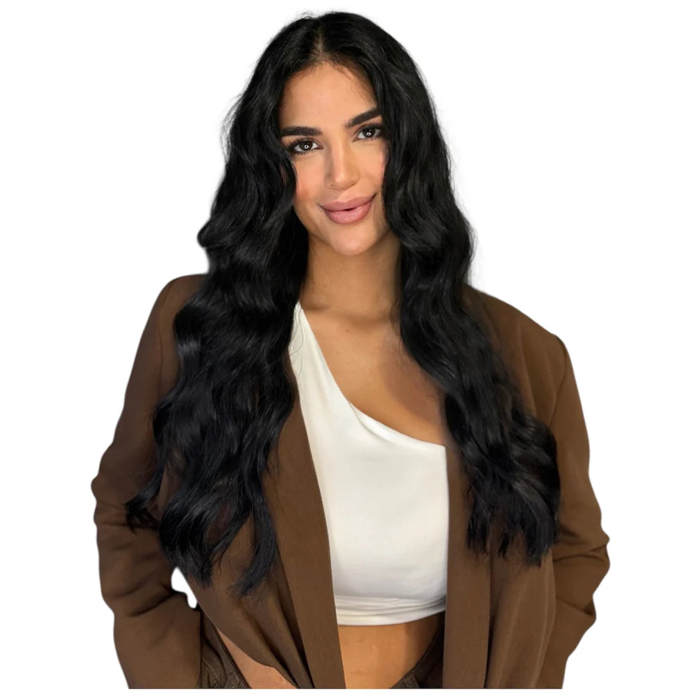 Echthaartressen 1B Schwarzbraun - YHW