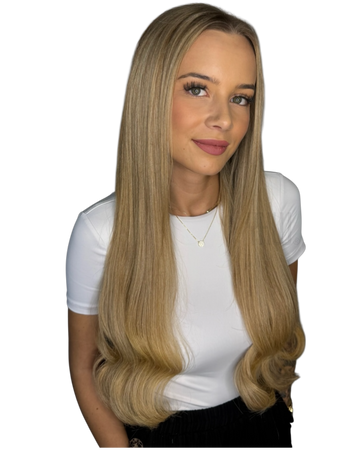 Tape Extensions Platinblond / Cendre Ash Blonde meliert