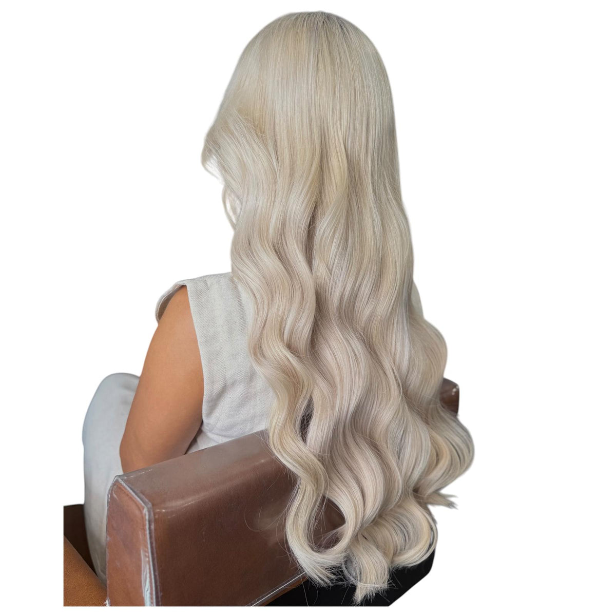 Butterfly Weft Extensions Farbe Miami Blond